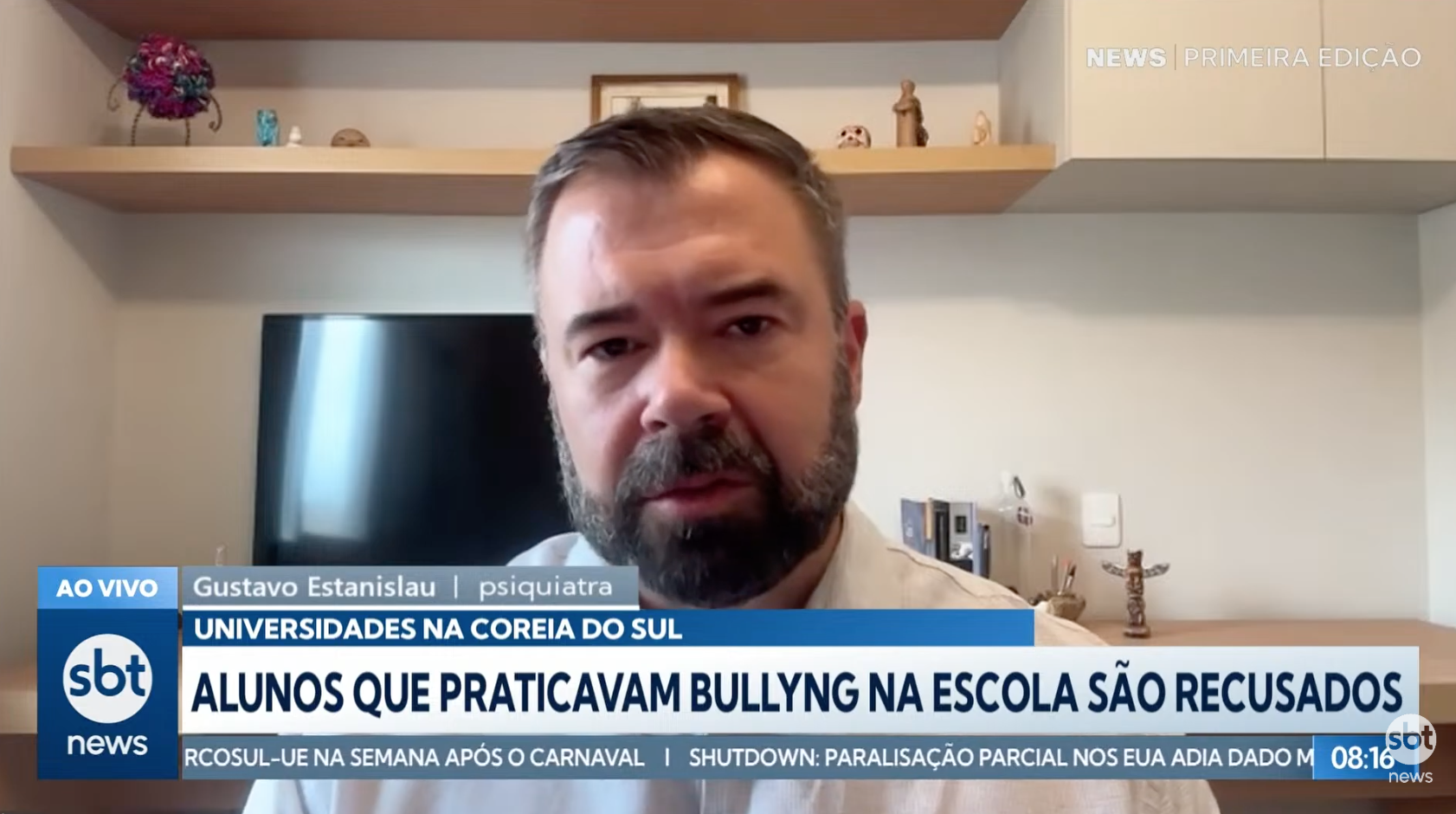 Gustavlo Estanislau fala sobre bullying na escola