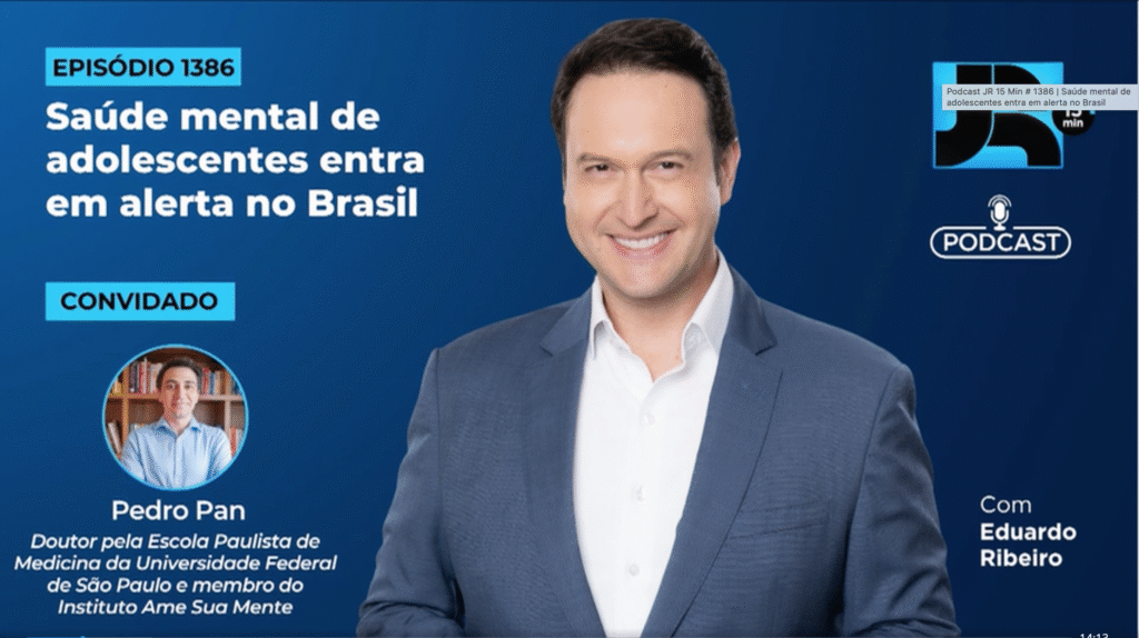 Pedro Pan fala sobre sofrimento emocional na adolescência ao podcast JR 15 Min