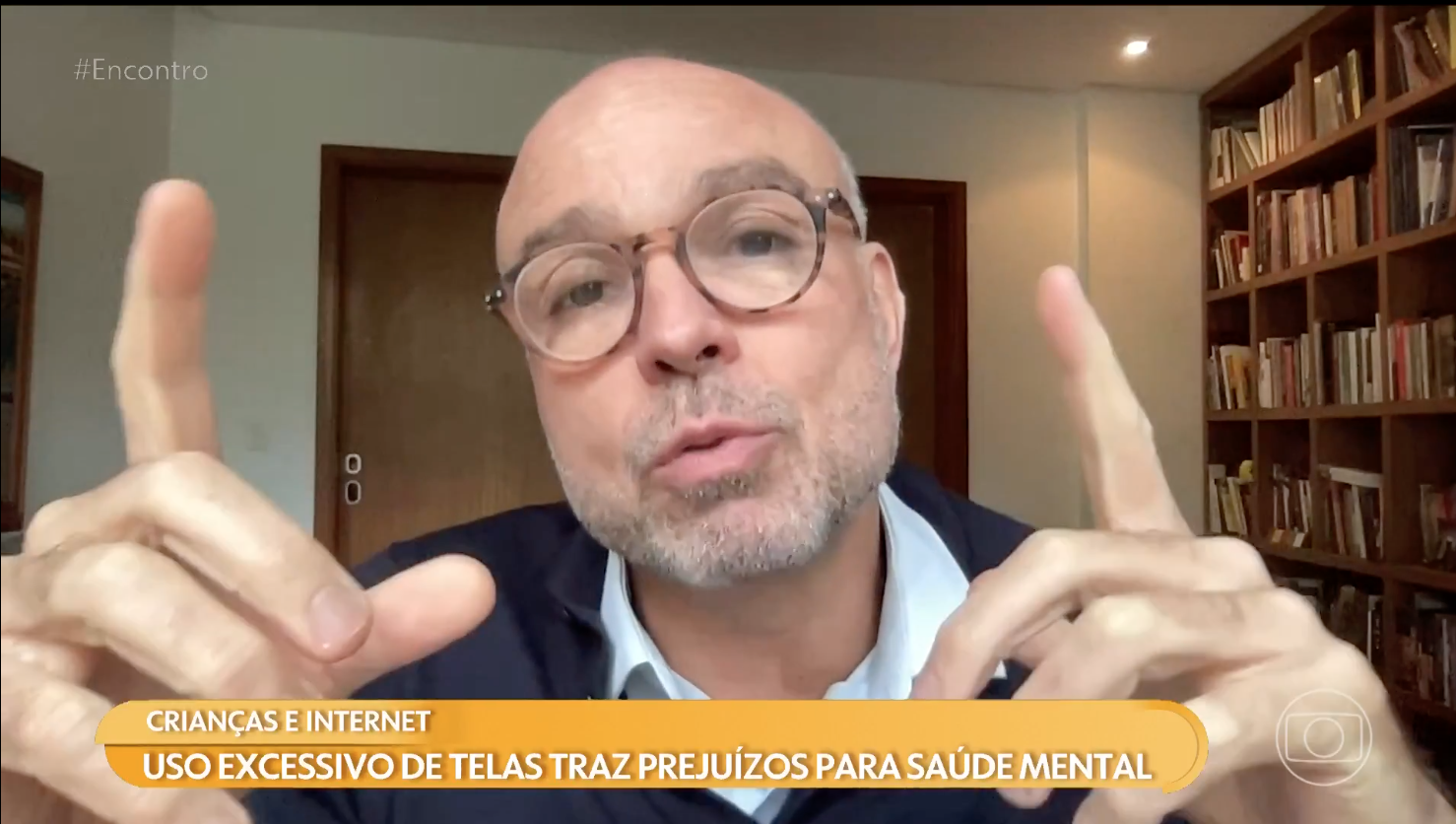 Rodrigo Bressan fala sobre uso excessivo de telas no Encontro
