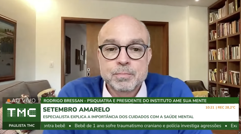 Rodrigo Bressan fala sobre saúde mental